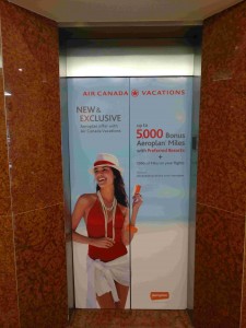 Air Canada Elevator Wrap